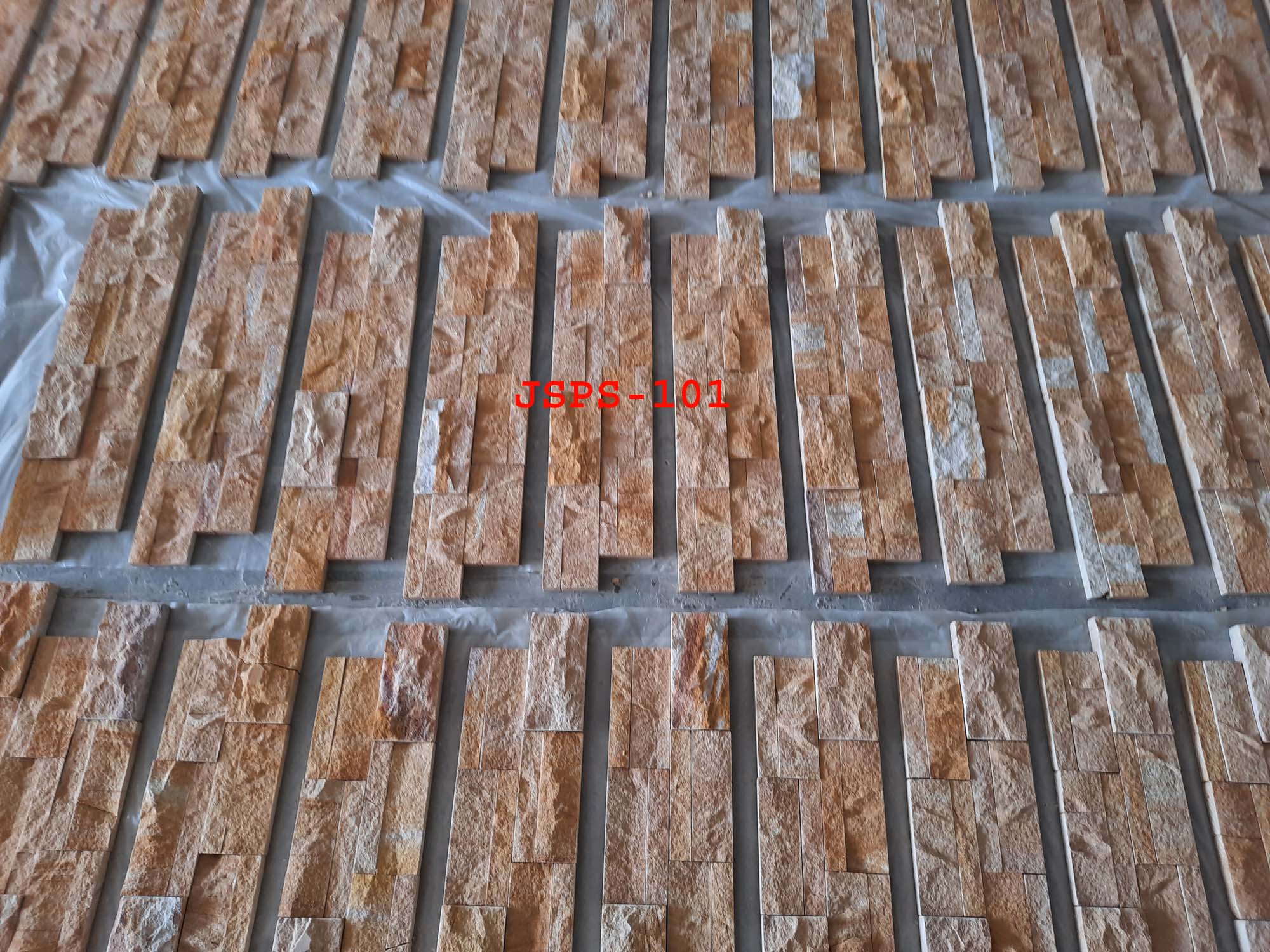 Split Wall Cladding Tiles Teak Sandstone Wall Panels